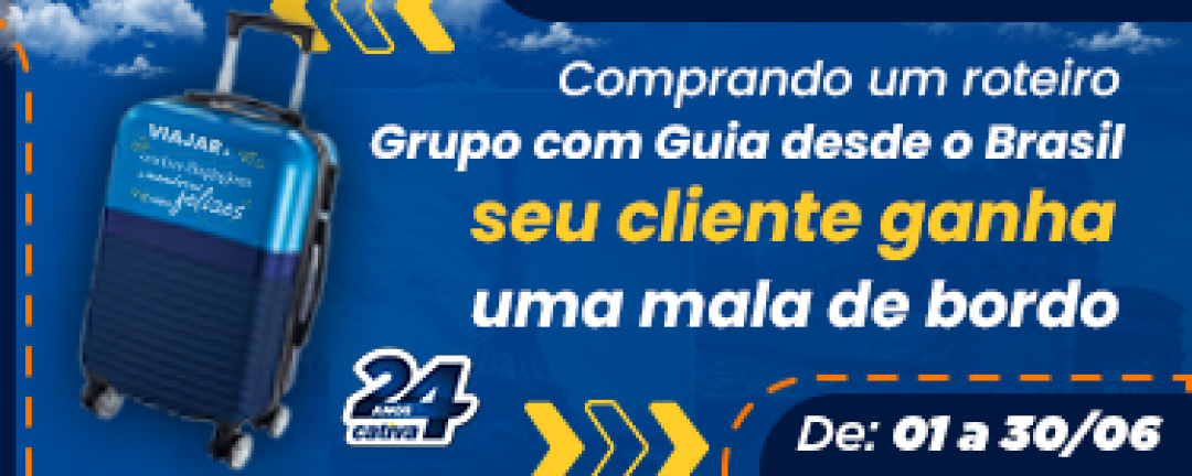 Mala de bordo de presente para o seu cliente!